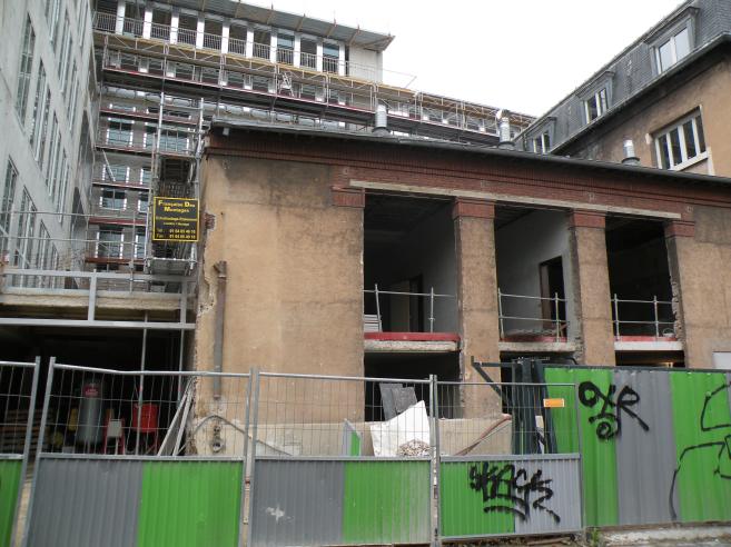  construction d'immeuble et rénovation d'un immeuble ancien, rue Cuvier